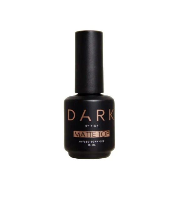 Топ Dark Matte матовый с липким слоем, 15 мл