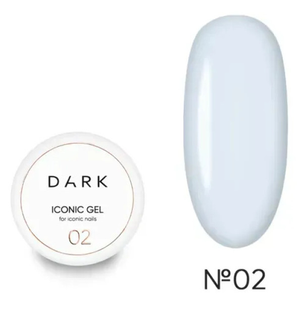 Гель для наращивания Dark Iconic Gel 02, 15 мл