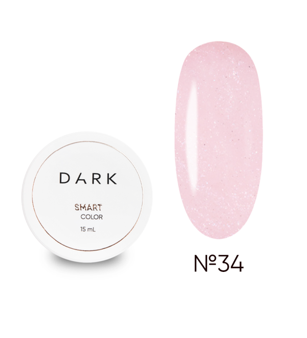 Гель для наращивания DARK Smart Builder Gel 34, 15 мл