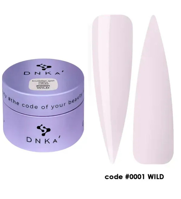 Гель для наращивания DNKa' Builder Gel Light №0001 Wild, 15 мл
