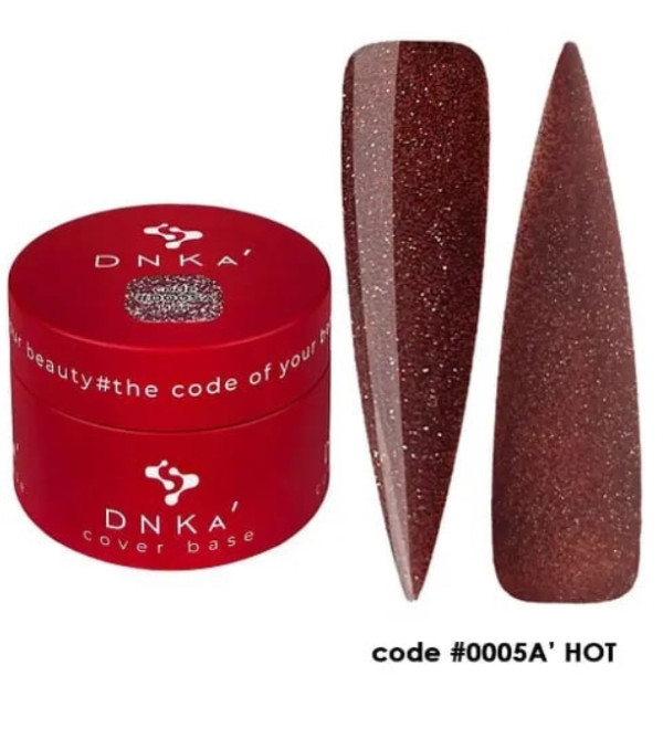 Камуфлирующая база DNKa' №0005A' Hot, объем 30 мл
