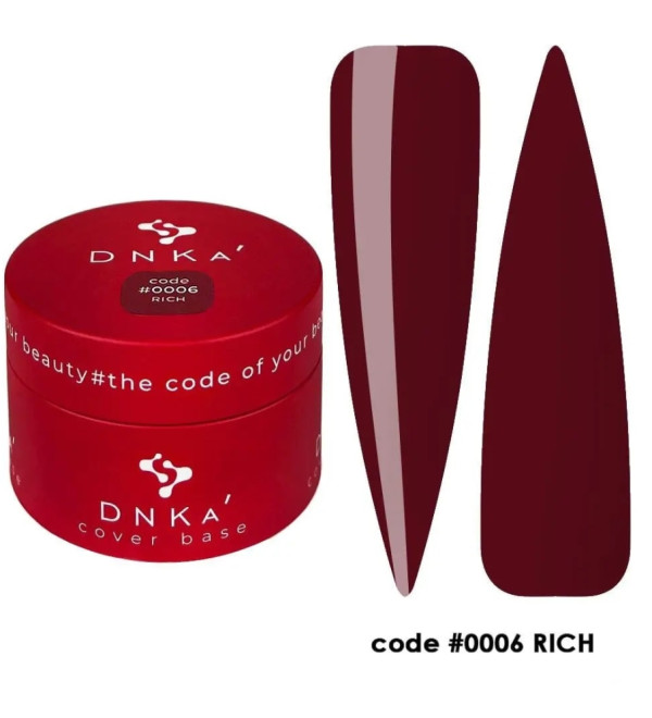 Камуфлирующая база DNKa' №0006 Rich, объем 30 мл