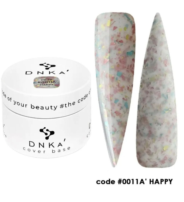 Камуфлирующая база DNKa' №0011A' Happy, объем 30 мл