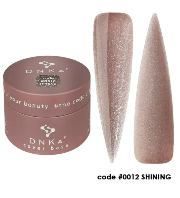 Камуфлирующая база DNKa' №0012 Shining, объем 30 мл