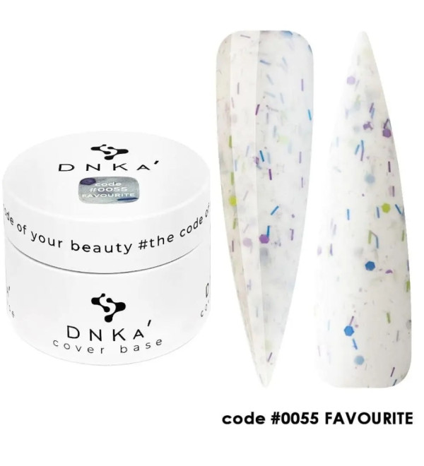 Камуфлирующая база DNKa' №0055 Favourite, объем 30 мл