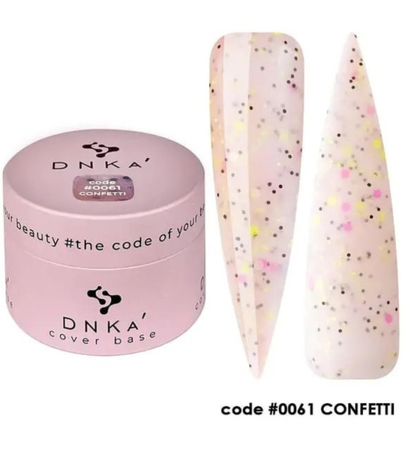 Камуфлирующая база DNKa' №0061 Confetti, объем 30 мл