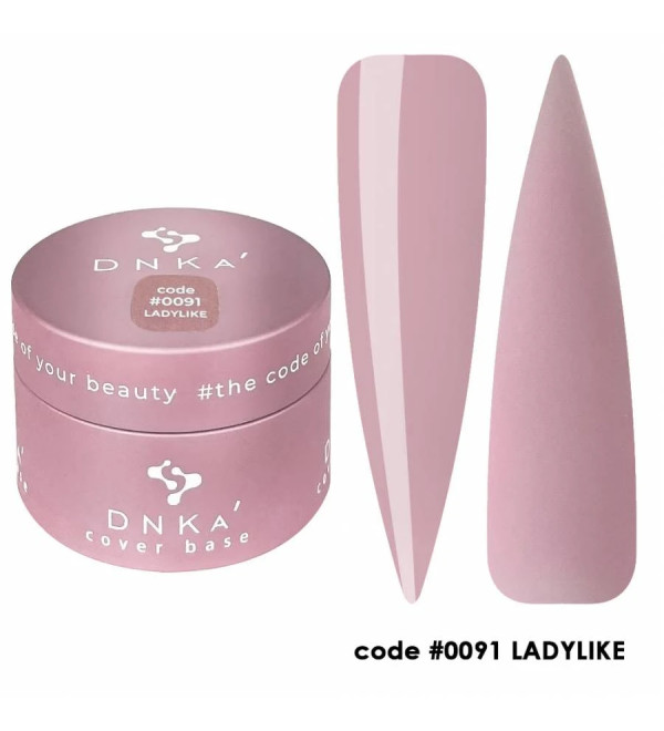 Камуфлирующая база DNKa' №0091 Ladylike, объем 30 мл