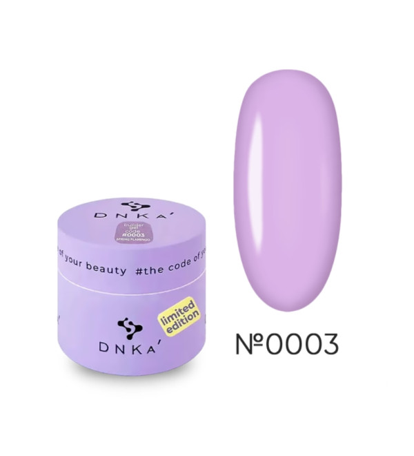 Гель для наращивания DNKa Builder Gel Spring Flamingo №0003, 15 мл