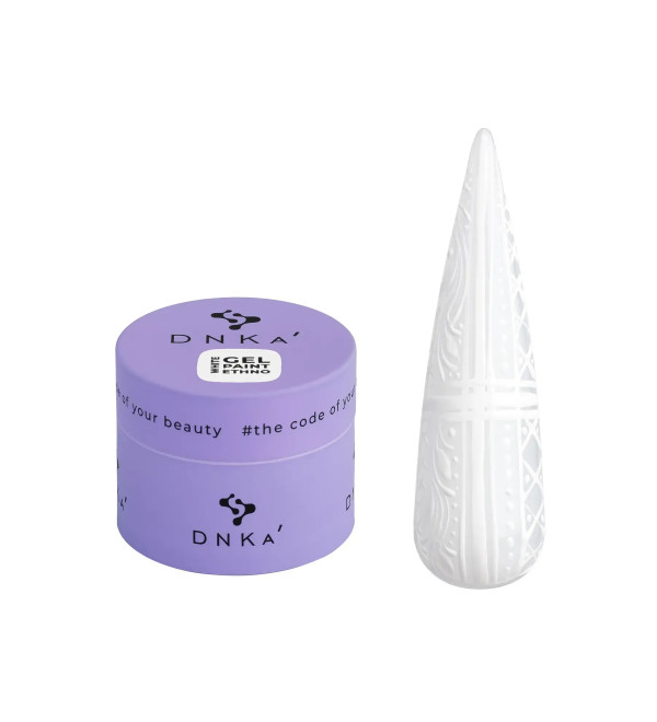 Гель - краска белая DNKa' Gel Paint Ethno White, 5 мл