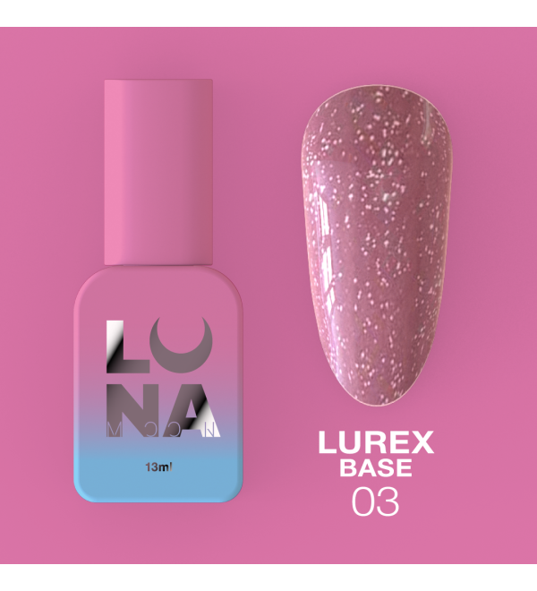 Камуфлирующая база Luna Lurex Base №3, объем 13 мл
