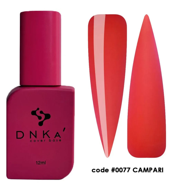 Камуфлирующая база DNKa' №0077 Campari, объем 12 мл