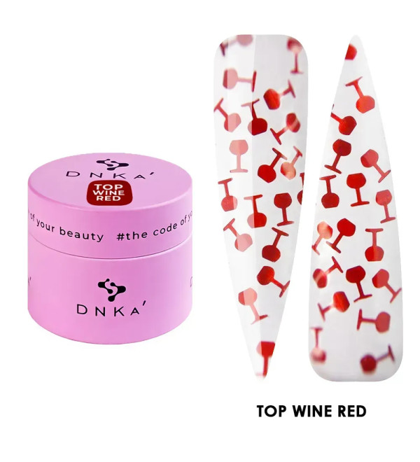 Топ DNKa Cover Top Wine Red, 12 мл