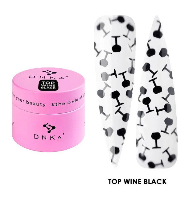 Топ DNKa Cover Top Wine Black, 12 мл