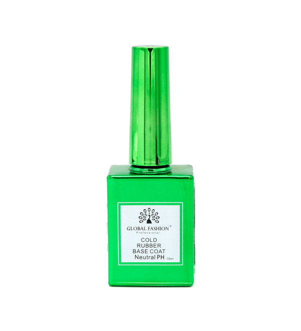 Холодная база для гель-лака Global Fashion, Cold Rubber Base Coat 15 мл