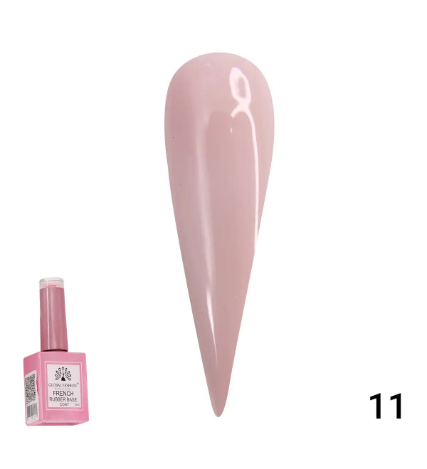 Rubber Base Coat French, 15 мл., Global Fashion 11