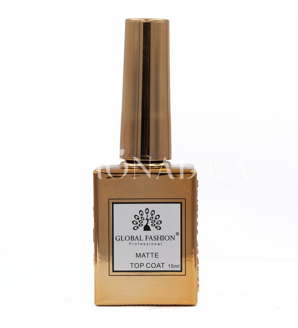 Топ с бархатным эффектом без липкого слоя (топ/финиш) Global Fashion, Matte Top Coat 15 мл