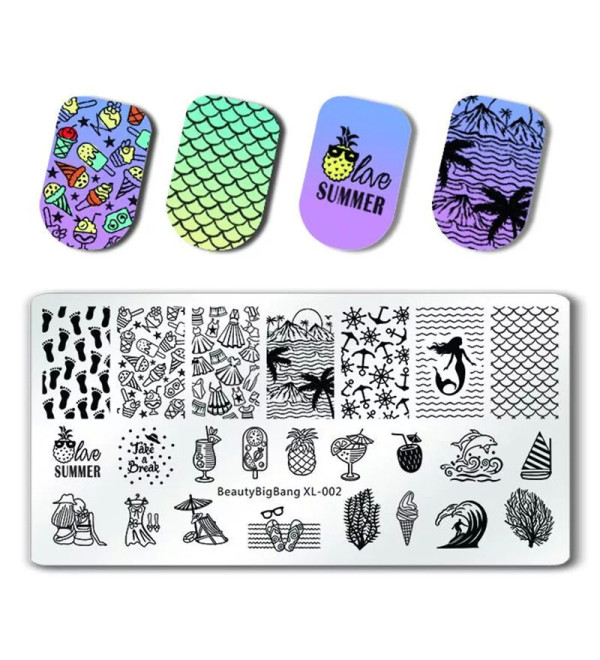 Пластина для стемпинга BeautyBigBang XL-002