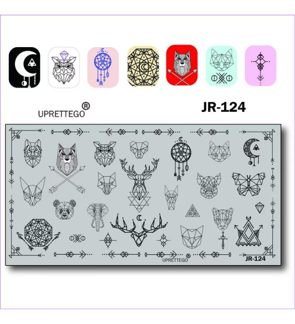 Пластина для стемпинга JR-124