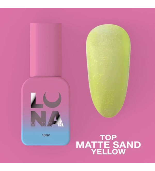 Luna Top Matte Sand Yellow, объем 13 мл