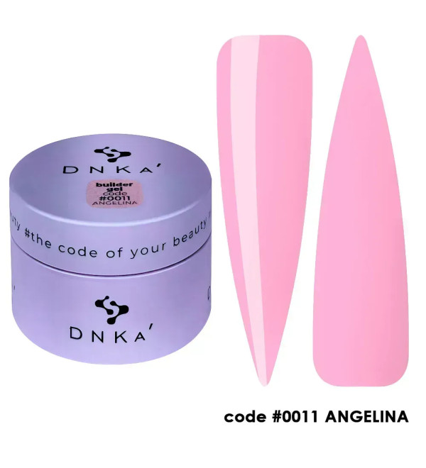 Гель для наращивания DNKa Builder Gel №0011 Angelina, 15 мл