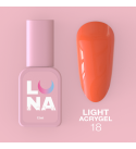 Жидкий Гель Luna Light Acrygel №18, объем 13 мл 