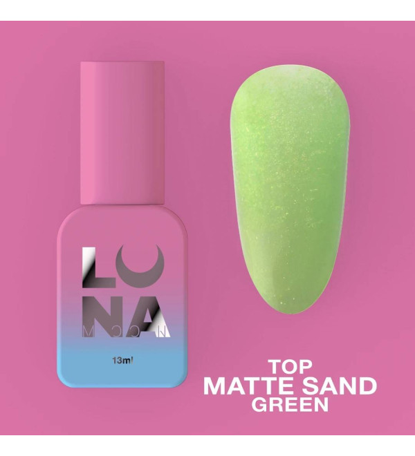 Luna Top Matte Sand Green, объем 13 мл