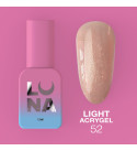 Жидкий Гель Luna Light Acrygel №52, объем 13 мл