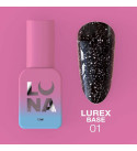 Камуфлирующая база Luna Lurex Base №1, объем 13 мл