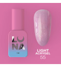 Жидкий Гель Luna Light Acrygel №55, объем 13 мл