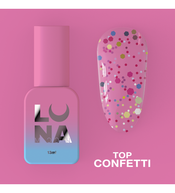 Топ Luna Top Confetti, объем 13 мл