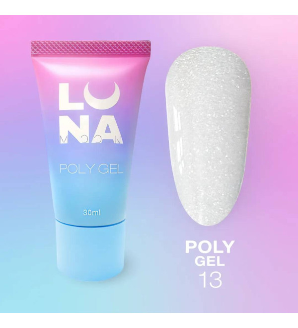 Luna Poly Gel №13, объем 30 мл