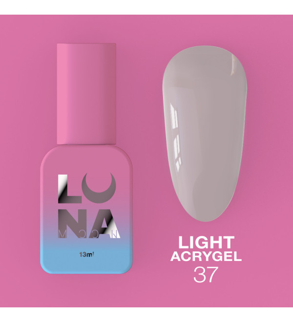 Жидкий Гель Luna Light Acrygel №37, объем 13 мл