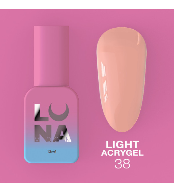 Жидкий Гель Luna Light Acrygel №38, объем 13 мл
