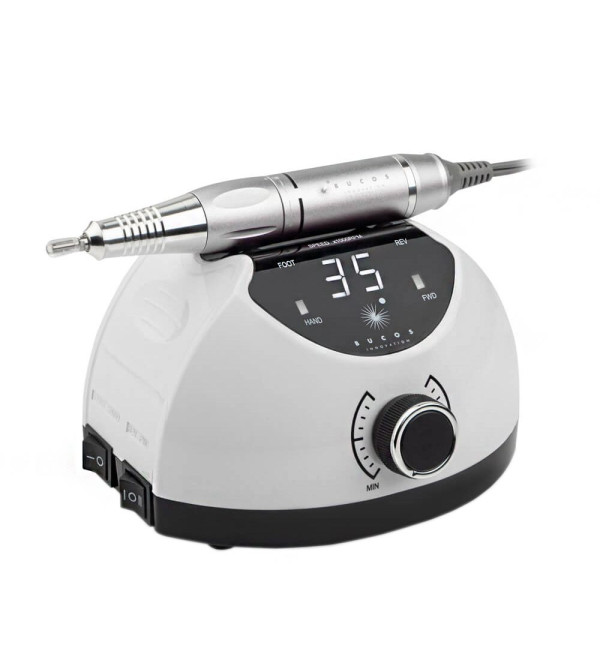 Фрезер для маникюра Bucos Nail Drill X4 PRO WHITE PEARL 65 Ватт, 35 000 об./мин.