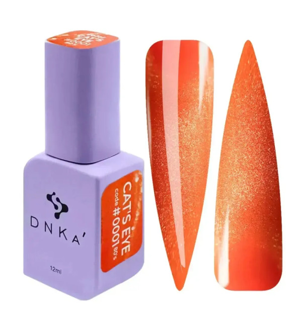 Гель-лак DNKa 80's Cat's Eye №0001, объем 12 мл