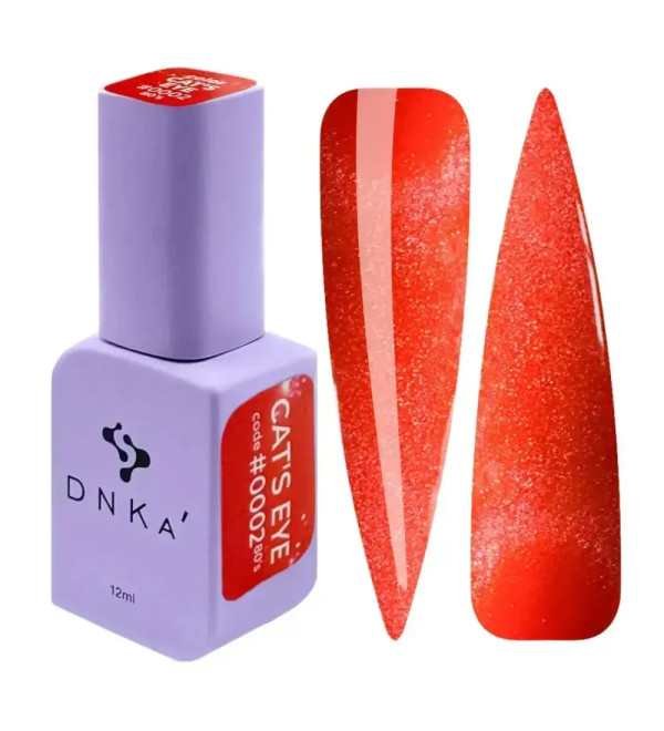 Гель-лак DNKa 80's Cat's Eye №0002, объем 12 мл