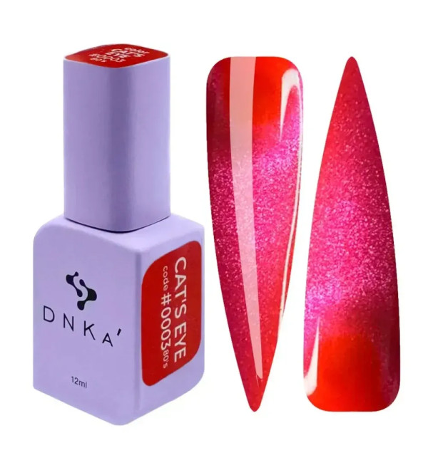 Гель-лак DNKa 80's Cat's Eye №0003, объем 12 мл