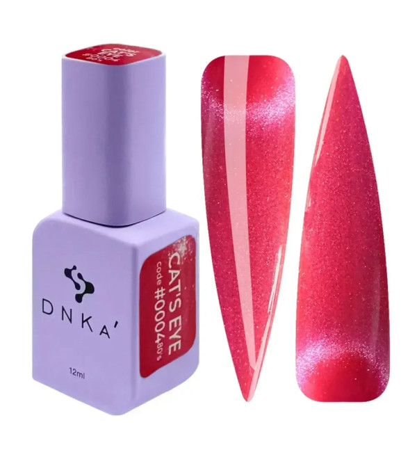 Гель-лак DNKa 80's Cat's Eye №0004, объем 12 мл