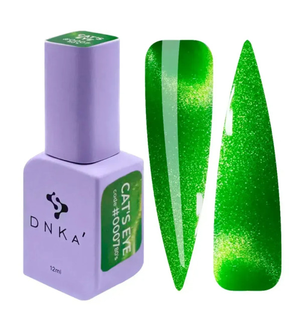 Гель-лак DNKa 80's Cat's Eye №0007, объем 12 мл