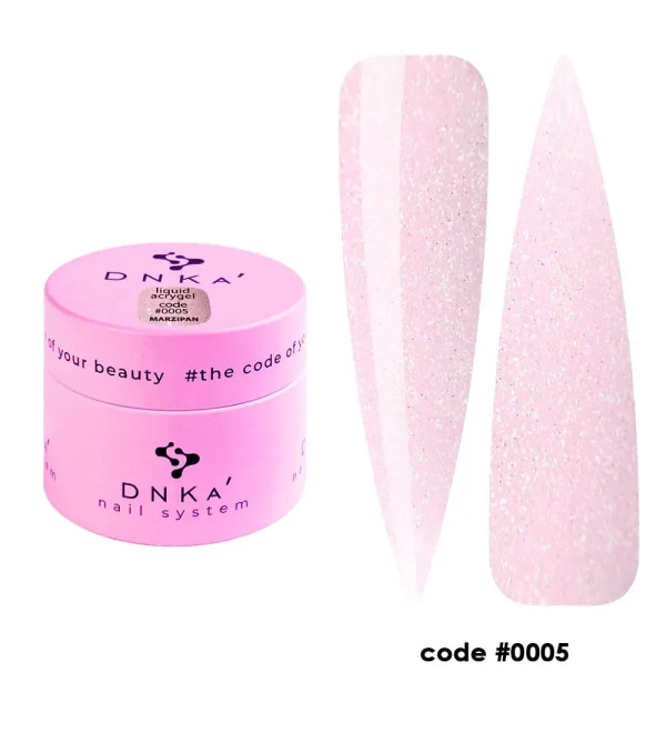 Жидкий Гель DNKa Light Acrygel №0005 Marzipan, 15 мл