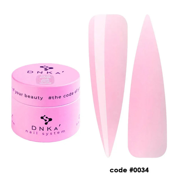Жидкий Гель DNKa Light Acrygel №0034 Lollypop, объем 15 мл