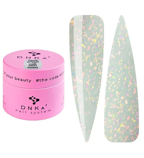 Жидкий Гель DNKa Light Acrygel №0053 Phoenix, объем 15 мл