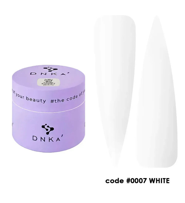 DNKa'  Jelly Gelly №0007 White, объем 15 мл