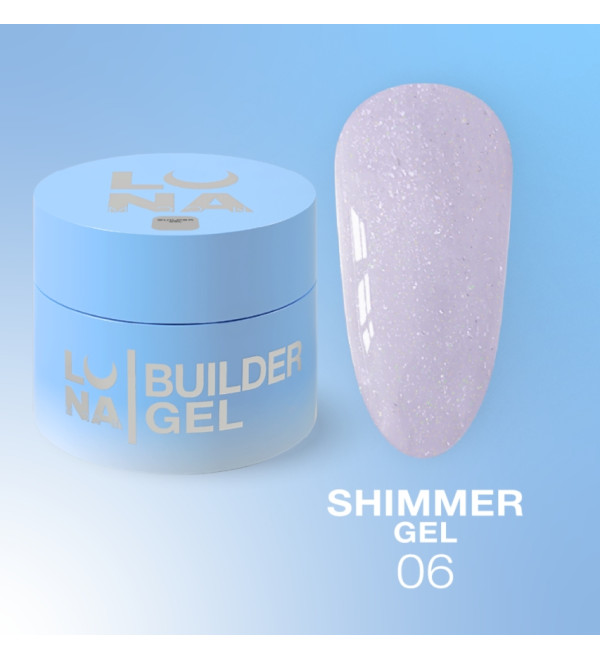 Гель Luna Shimmer №06, объем 15 мл