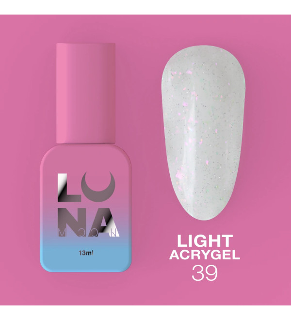 Жидкий Гель Luna Light Acrygel №39, объем 13 мл