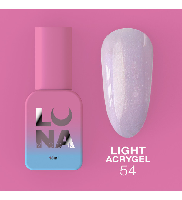 Жидкий Гель Luna Light Acrygel №54, объем 13 мл