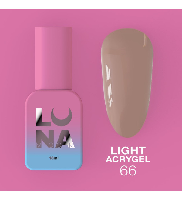 Жидкий Гель Luna Light Acrygel №66, объем 13 мл
