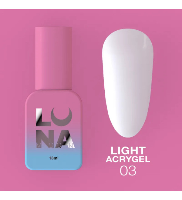 Жидкий Гель Luna Light Acrygel №3, объем 13 мл