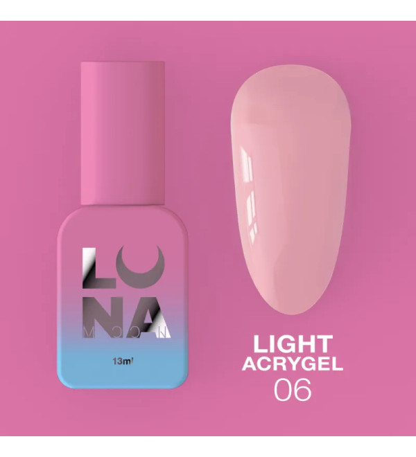 Жидкий Гель Luna Light Acrygel №6, объем 13 мл 