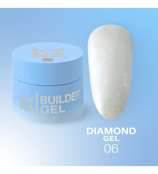 Luna Diamond Gel №6, объем 15 мл